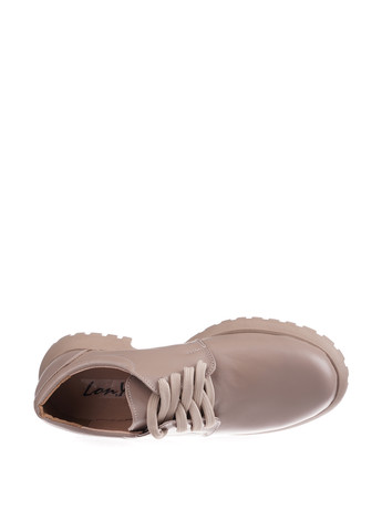 Lon&Ys Туфли дерби кофейный з натуральная кожа, украина — демисезон (292662661)