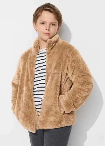 Бежевая демисезонная куртка Uniqlo