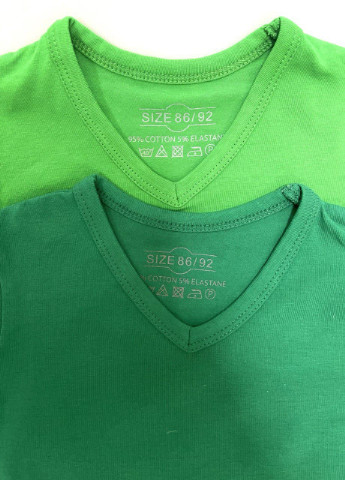 Зеленая демисезонная комплект футболок Lupilu