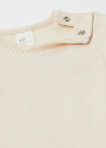 Бежева літня футболка H&M
