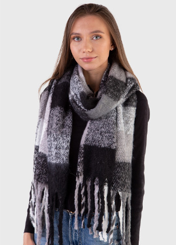 Очень теплый зимний шарф 445016 Черный 185*50 см Merlini cordoba (254907844)