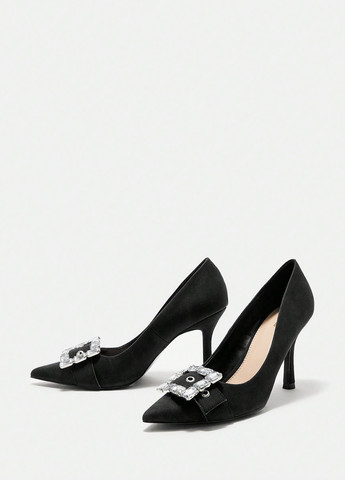 SHEIN Туфлі туфлі-човники чорний з текстиль, китай — літо (323618900)