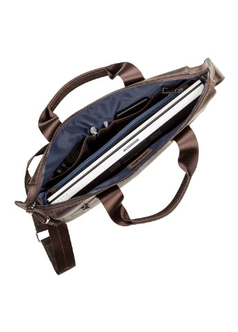 Мужская кожаная сумка 34х25х6 см Shvigel (252133252)