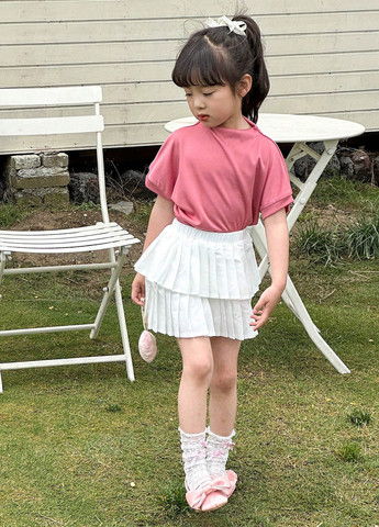 Комбінований літній костюм (футболка, спідниця) SHEIN