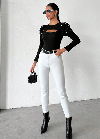 Чёрная блуза SHEIN