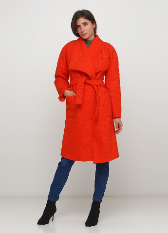 Оранжевое демисезонное Пальто Gepur