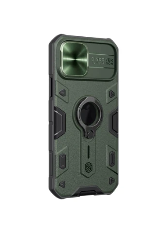 TPU+PC чохол CamShield Armor (шторка на камеру) для Apple iPhone 12 Pro Max (6.7"") Зелений (is_00000039991_1) Nillkin (250499539)