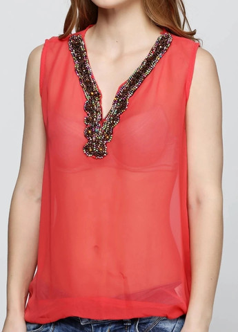 Коралловая блуза Mixray