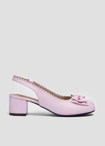 SHEIN Туфли слингбеки розовый з искусственная кожа, китай — демисезон (342063537)