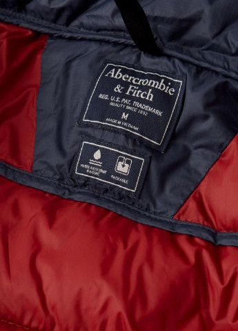 Темно-синя демісезонна куртка Abercrombie & Fitch