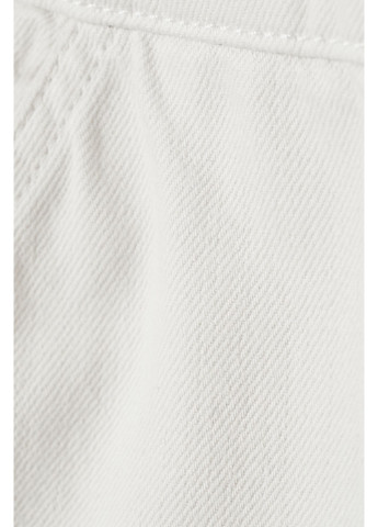 Джинсовий комбінезон H&M однотонний білий джинсовий