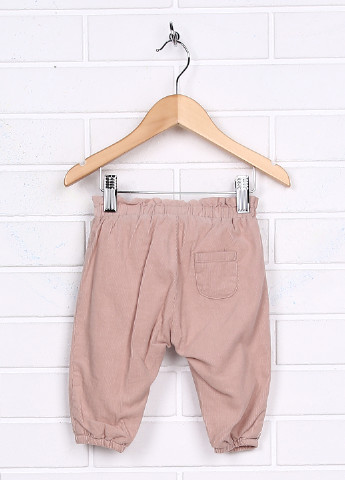 Розовые кэжуал демисезонные со средней талией брюки Zara Kids