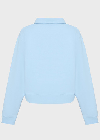 Голубой женская футболка-поло PRPY однотонная