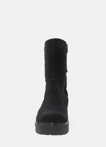 Зимние ботинки rsтинсpr черный Soldi из натуральной замши