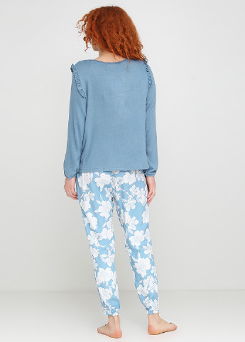 Серо-голубая всесезон пижама (джемпер, брюки) Women'secret