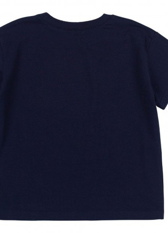 Темно-синяя футболка для мальчика (фб872) Бемби