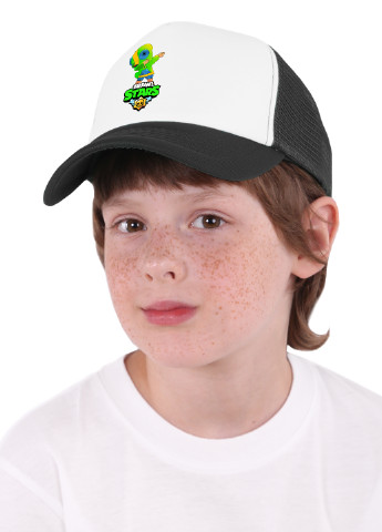 Кепка Тракер дитяча Зелений Леон Бравл Старс (Green Leon Brawl Stars) (33404-1705) MobiPrint (220769719)