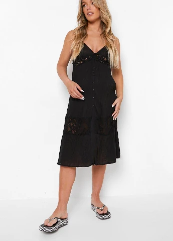 Черное платье Boohoo