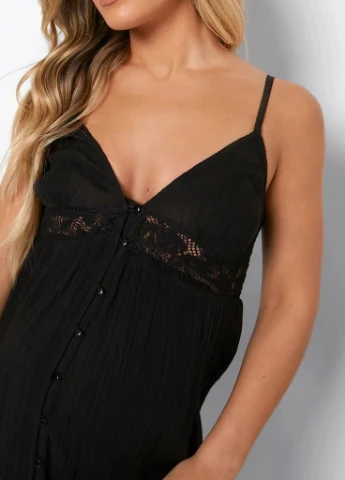 Черное платье Boohoo