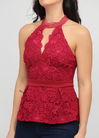 Бордовая топ Lipsy