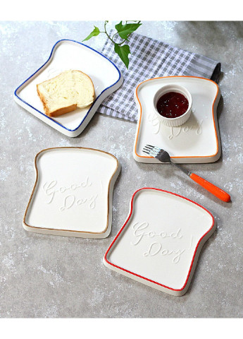 Тарелка керамическая 6735 17.5х16 см коричневая No Brand (253611915)