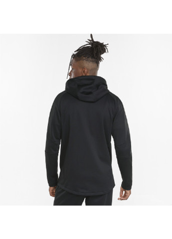 Черная демисезонная толстовка evostripe warm full-zip men's hoodie Puma