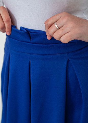Синяя кэжуал, офисная однотонная юбка Ager клешированная