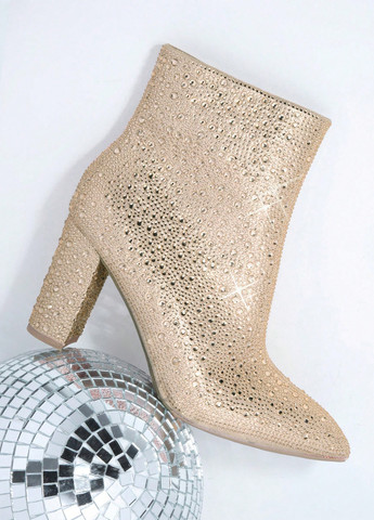 Кремові демісезонна ботильйони SHEIN