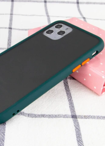 TPU + PC чохол Maxshield для Apple iPhone 11 Pro Max (6.5 ') Синьо-зелений / Marine Blue (is_00000031765_8) LikGus (229727413)