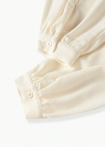 Кремовая блуза SHEIN