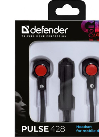 Наушники Pulse 428 Black (63428) Defender (207376312)