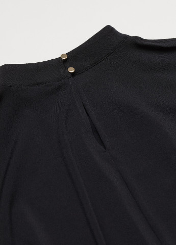Черная летняя блуза H&M