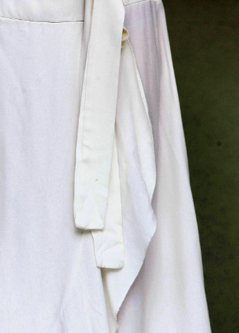 Белая кэжуал однотонная юбка Zone