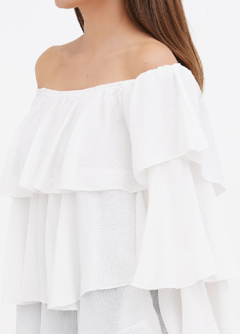 Біла демісезонна блузка Moda Minx