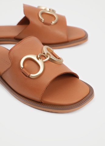 Оранжевые шлепанцы URBAN TRACE с пряжкой