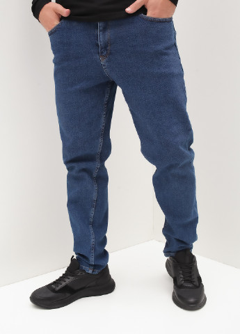 Темно-синие демисезонные джинсы Mario Cavalli