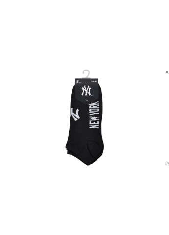 Шкарпетки Sneaker 3-pack 39-42 black 15100004-1002 New York Yankees (253683875)