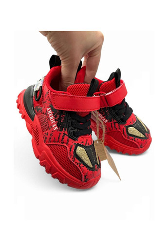 Червоні Осінні кросівки American Club