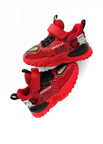 Червоні Осінні кросівки American Club