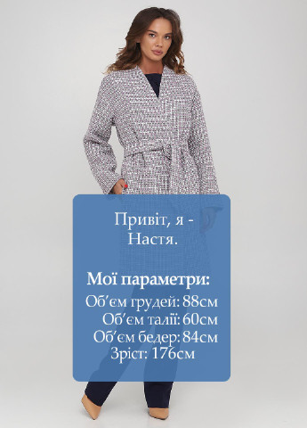 Сиреневое демисезонное Пальто Anastasia Ivanova for PUBLIC&PRIVATE