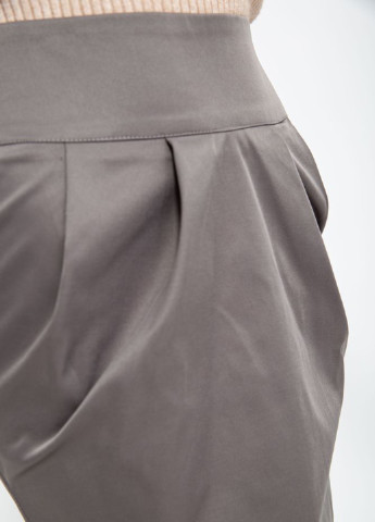 Серо-коричневая кэжуал однотонная юбка Ager тюльпан