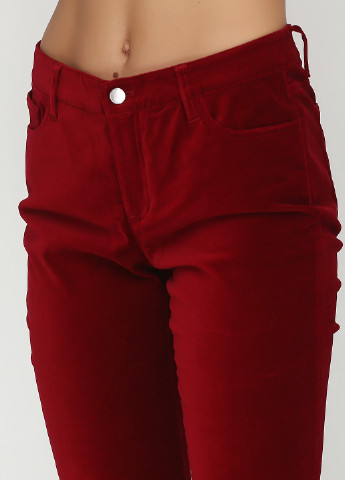 Бордовые кэжуал демисезонные брюки Ralph Lauren