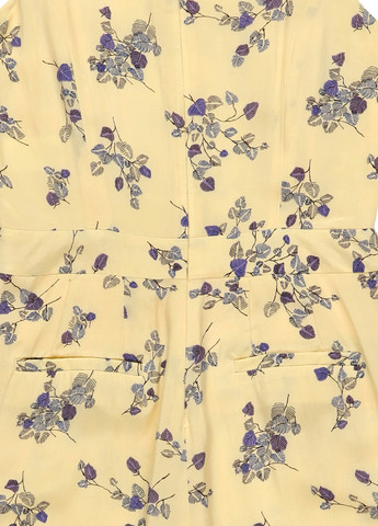 Комбінезон Ivy & Oak комбінезон-брюки квітковий жовтий кежуал купро