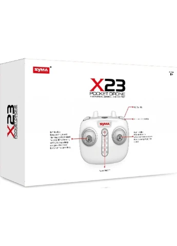Радиоуправляемая игрушка Квадрокоптер с 2,4 Ггц управлением, 21 cм (X23 White) Syma (251224110)