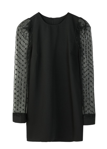 Чорна кежуал сукня а-силует Stradivarius однотонна