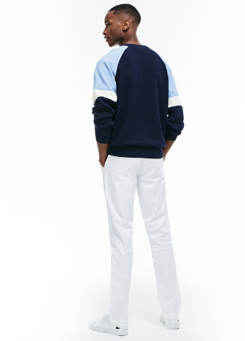 Белые кэжуал летние прямые брюки Lacoste