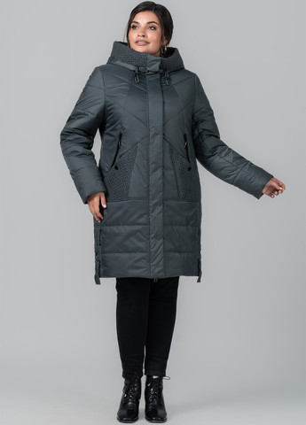 Темно-серое демисезонное Пальто A'll Posa