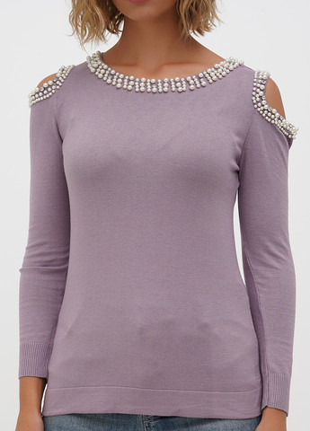 Сиреневый демисезонный джемпер джемпер Sassofono