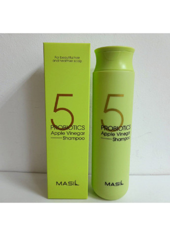 Шампунь безсульфатний з проботиками та яблучним оцтом 5 Probiotics Apple Vinegar Shampoo MASIL (255405272)