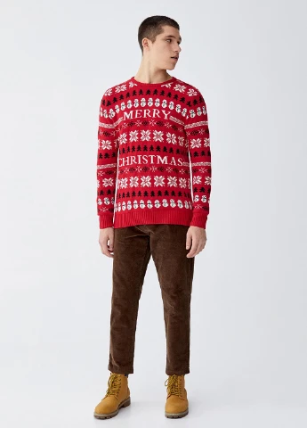 Червоний демісезонний джемпер джемпер Pull & Bear